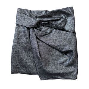 ZARA Metallic Mini Skirt Size XS